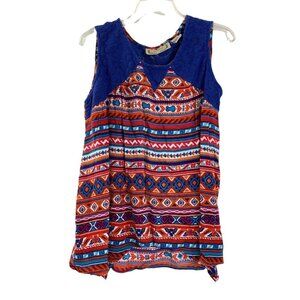 Life Style Women's Red Sleeveless Top